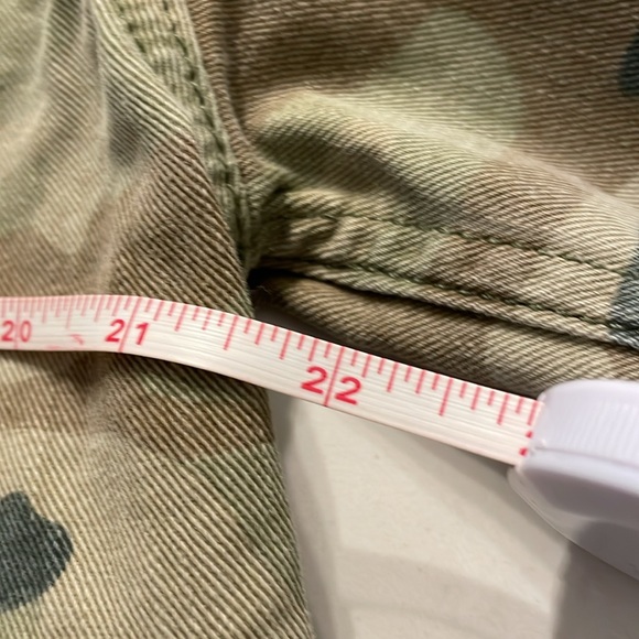 Free People Camo Denim Jacket size XS - Picture 8 of 16